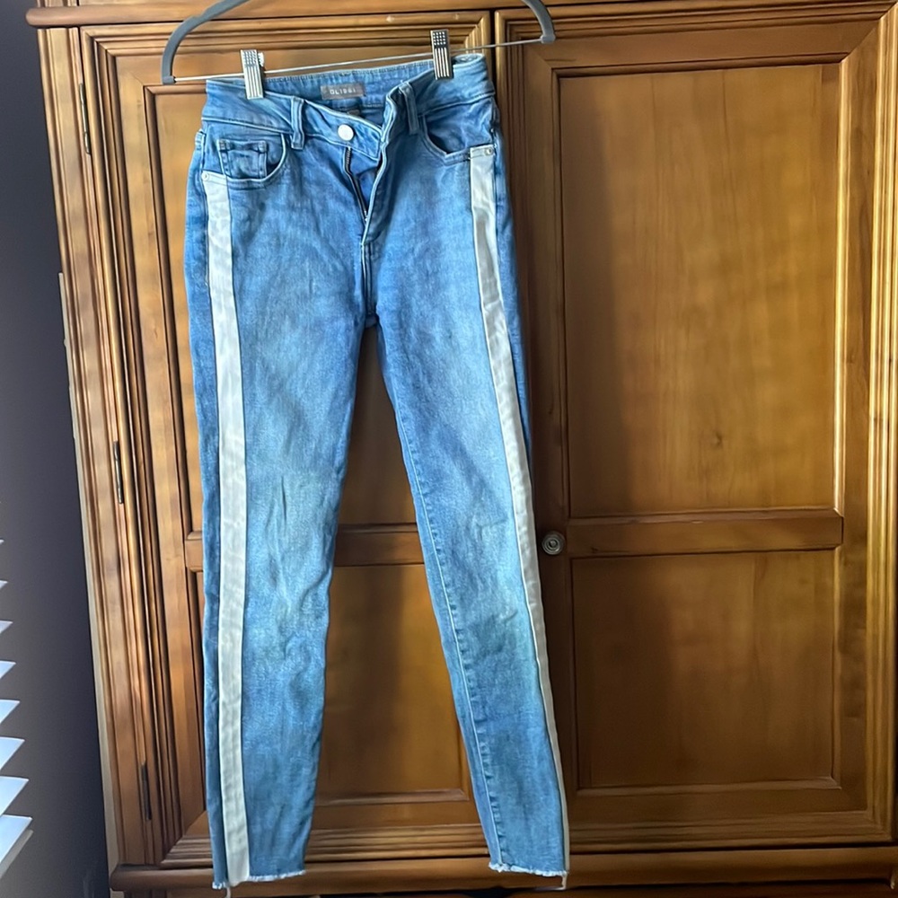 DL 1961 High rise cropped skinny jeans